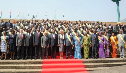 Christine Lagarde et Soro guillaume