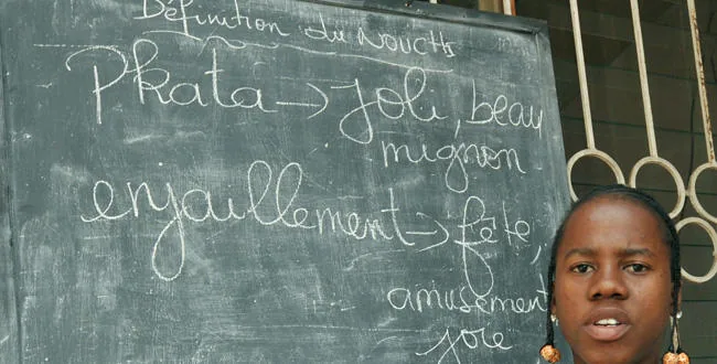 NAsh en plein cours de Nouchi - Crédit MW